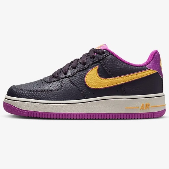 Nike Other - Nike Air Force 1 Low Sz 3.5 Y Style: DX5805-500 EUC Purple/Black